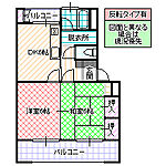 東大島マンション(南向き)のイメージ