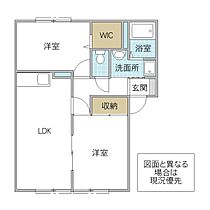 パストラル A棟 102号室 ｜ 茨城県ひたちなか市大字勝倉（賃貸アパート2LDK・1階・52.84㎡） その2