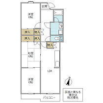 マンション藤 303号室 ｜ 茨城県水戸市内原町（賃貸マンション3LDK・3階・70.49㎡） その2