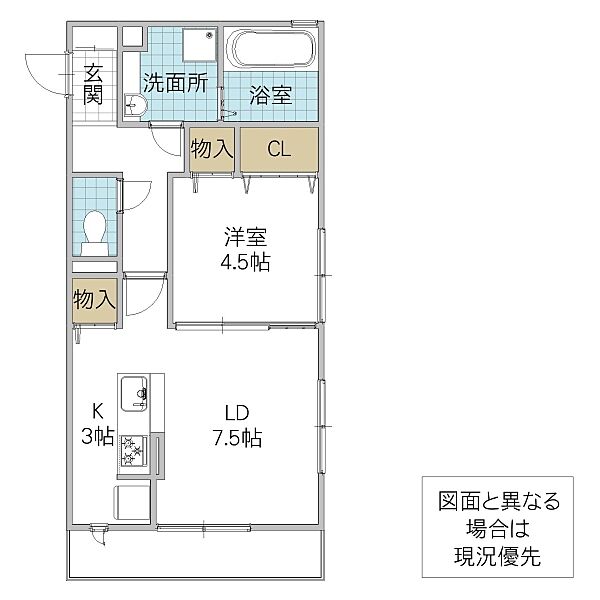 プレミスト東石川 301号室｜茨城県ひたちなか市大字東石川(賃貸アパート1LDK・3階・41.95㎡)の写真 その2