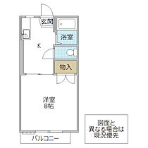 クレールMUTSU 101号室 ｜ 茨城県ひたちなか市大字東石川（賃貸アパート1K・1階・24.85㎡） その2