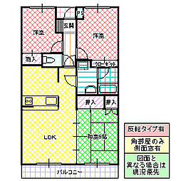 間取図画像 3LDK