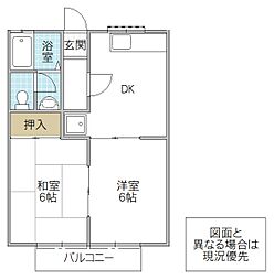 間取図画像 2DK