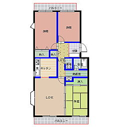 間取図画像 3LDK