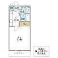 クランメール・赤塚1階5.0万円