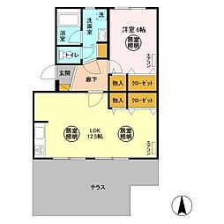 間取図画像 1LDK