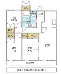 間取図画像 3LDK