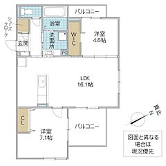 物件の間取り
