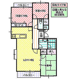 間取図画像 3LDK