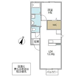 間取図画像 1LDK