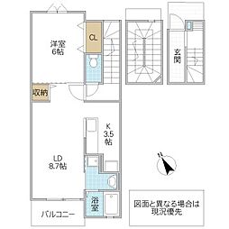 間取図画像 1LDK