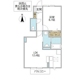 間取図画像 1LDK