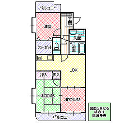 間取図画像 3LDK