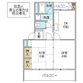 東大島マンション3階3.6万円