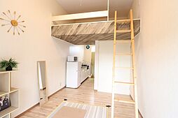 ジュネッセ松が丘 C棟 202号室 2階ワンルームのリビング/ダイニング