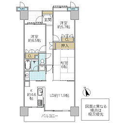 間取図画像 3LDK