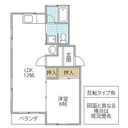 間取図画像 1LDK
