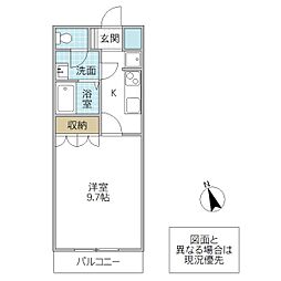 間取図画像 1K
