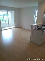 カルドラルーチェ 101号室 1階1LDKのリビング/ダイニング