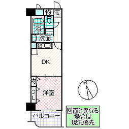 間取図画像 1DK