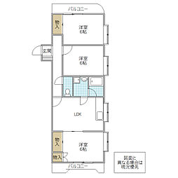 間取図画像 3LDK