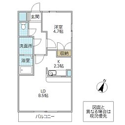 間取図画像 1LDK