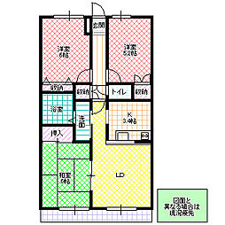 ヴィンテージ水戸 3LDKの間取図画像