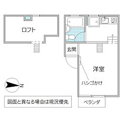 スタートハウス ワンルームの間取図画像