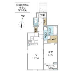間取図画像 1LDK