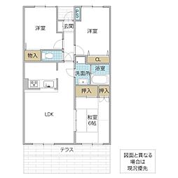 グランマリッチ 3LDKの間取図画像