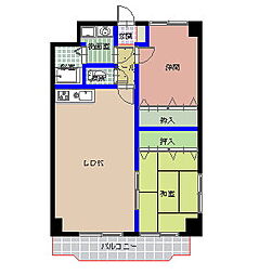 メゾン・モン・シェリー 2LDKの間取図画像