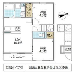 アーバンスクエア 2LDKの間取図画像