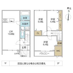 Arietta A 3LDKの間取図画像