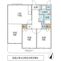 物件の間取り