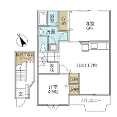 物件の間取り