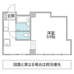 すざくHouse ワンルームの間取図画像