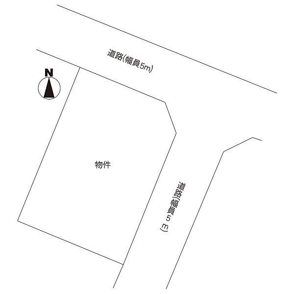 区画図：308000119100