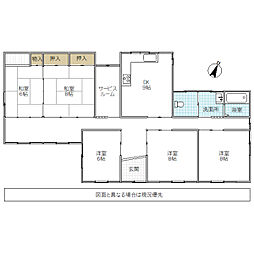 ひたちなか市高野 5SDKの間取り
