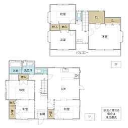 ひたちなか市金上 6LDKの間取り