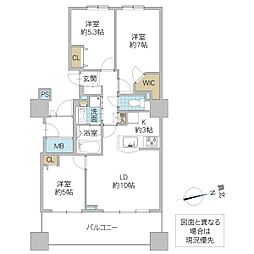 間取図画像 3LDK