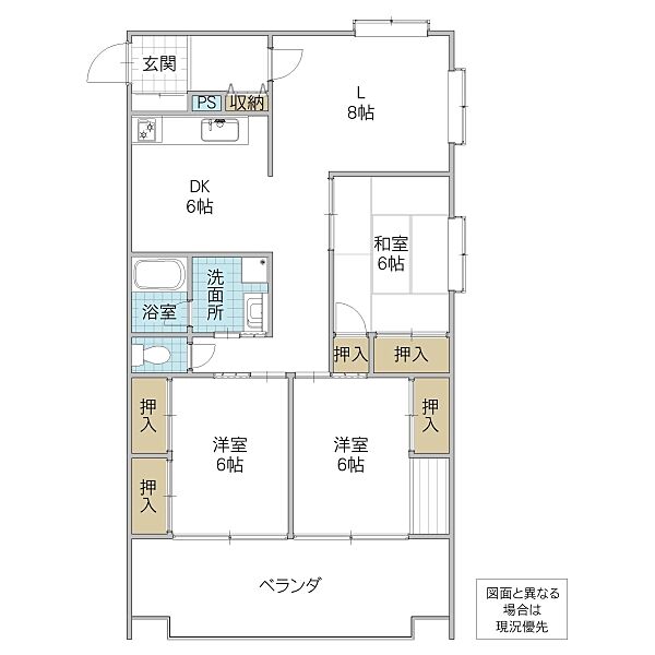 間取り：308000155413