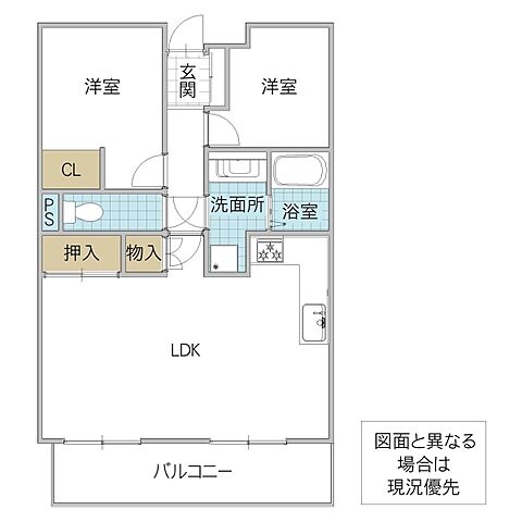 間取り シャドム御茶園 3階/303号室