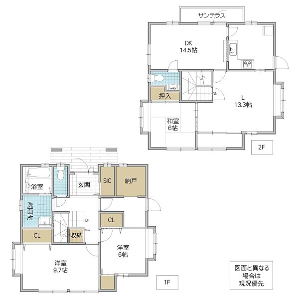 間取りを拡大表示