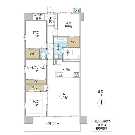 3SLDK 間取り