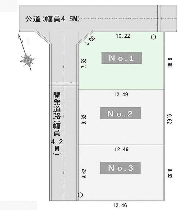 開放感のある角地です。