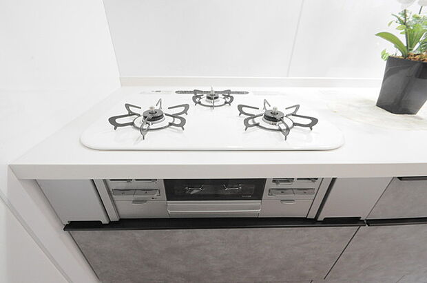 三ツ口コンロは便利です