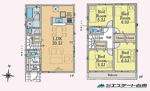 家族の顔が見えるリビングイン階段