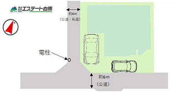 開放感のある角地です。
