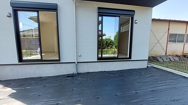 南側にお庭スペース