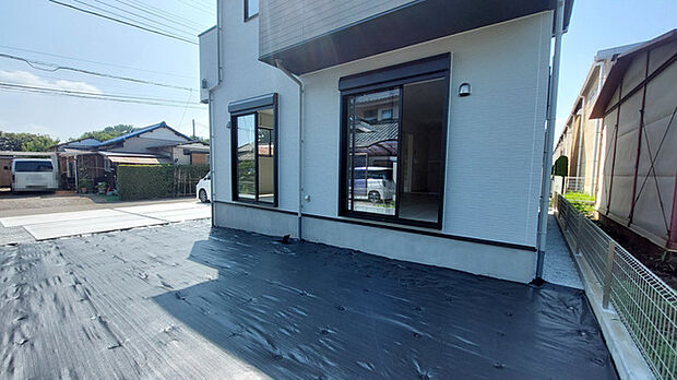 南側にお庭スペース